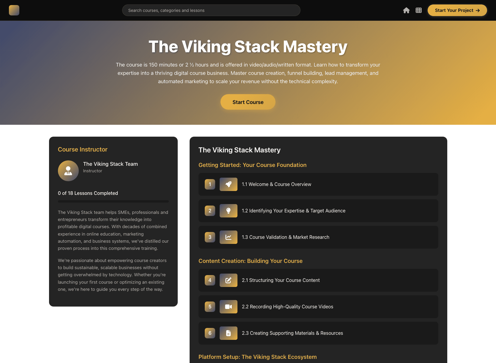 Skald Platform screenshot